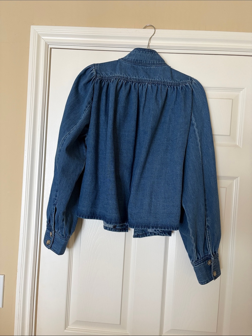 Blue Denim Button-Front Jacket - Picture 2 of 3